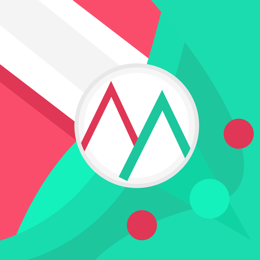 Beautiful and colourful abstract logo of MementosKai